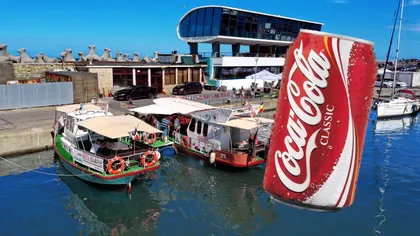 Cât trebuie să scoți din buzunar dacă vrei să bei o Coca Cola în Portul Tomis. Prețurile sunt comparabile cu cele din stațiunile de lux