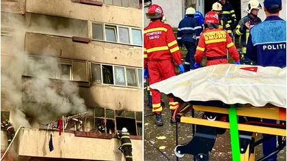 Explozie urmată de incendiu la un apartament dintr-un bloc din municipiul Curtea de Argeș. O persoană a murit