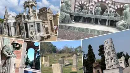 Top 3 cele mai stranii cimitire din lume: misterul mormântului unui cuplu celebru ale cărui statui sunt poziţionate spate în spate şi motivul pentru care Papa a refuzat să zboare cu avionul deasupra unui cimitir