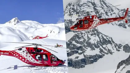 Elicopter cu turiști prăbușit în Alpii elvețieni. Cel puțin trei persoane au murit