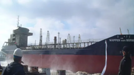 Nava petroliera de 18 milioane de euro lansata la Galati