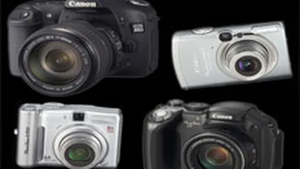 Canon a ocupat locul intai la livrarile de camere foto digitale in 2006