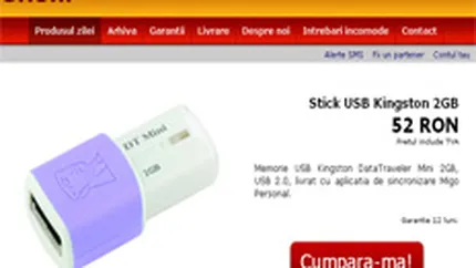 Magazinul care vinde zilnic un alt tip de produs tinteste afaceri de 300.000 de euro