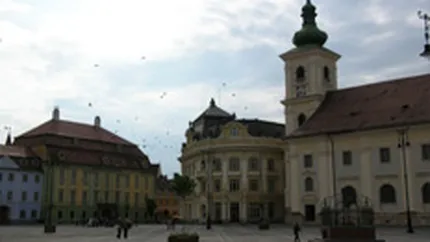 Gradina de 45.000 de euro in Piata Mare din Sibiu