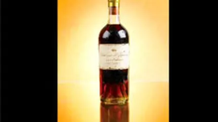 Vinuri de lux la licitatie: 7.000 $, un Bordeaux Yquem din colectia 1921
