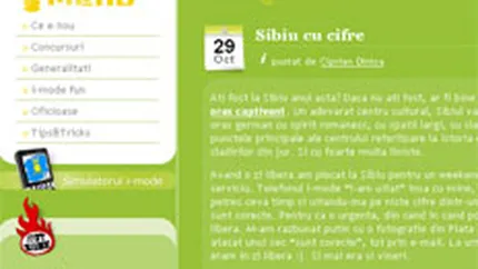 Cosmote Romania si-a facut blog si se adreseaza clientilor i-Mode