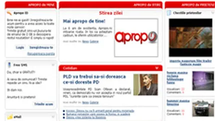Apropo.ro s-a relansat, cu SMS-uri gratuite, dar care contin reclame (Update)