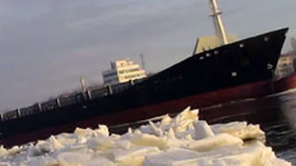 Dunarea inghetata reduce cu 230.000 euro veniturile Navrom pe ianuarie