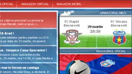 Steaua a incasat 5.000 de euro in 48 de ore pe tricouri si cani, in noul magazin online