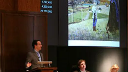 Vanzari de 600 mil. $ la o licitatie de arta din New York