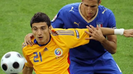 Meciul Romania-Italia a avut o cota de piata medie de 57,2%