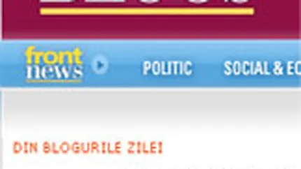 FrontNews.ro se relanseaza cu 25.000 euro si introduce o zona dedicata blogosferei