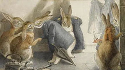 O ilustratie cu iepuri, vanduta prin licitatie cu 580.000 $