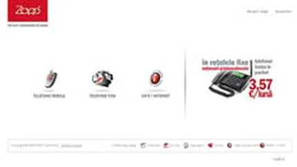 Zapp si-a relansat site-ul si se pregateste de comert online