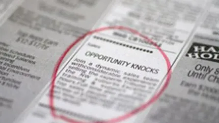 ANOFM: Joburile disponibile au scazut cu o treime intr-o saptamana