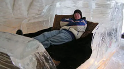 198 lei pentru o noapte in hotelul de gheata de la Balea Lac