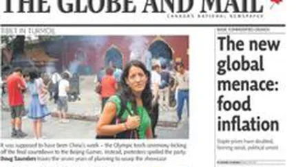 Criza in presa canadiana: The Globe and Mail renunta la 10% din angajati