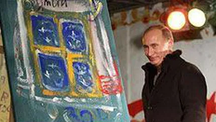 Tabloul pictat de Vladimir Putin a fost vandut cu 860.000 euro