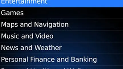 BlackBerry lanseaza un magazin online de aplicatii