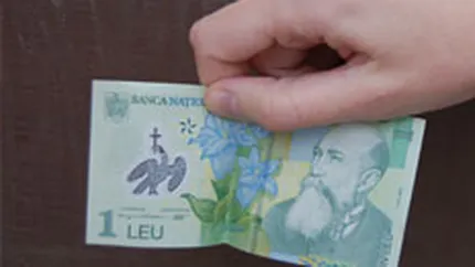 Leul s-a intarit puternic vineri, pana la un nivel oficial de 4,1189 lei/euro