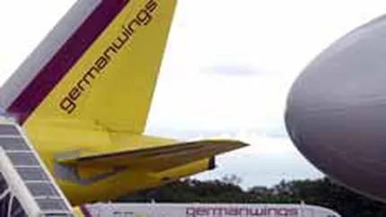 Germanwings: Gradul de ocupare in Romania a scazut cu 3 p.p. in T1