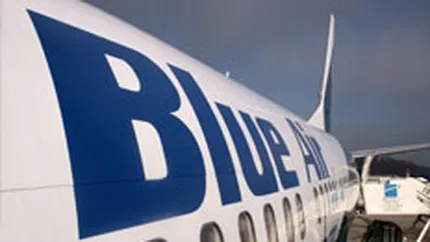 Blue Air a transportat in perioada 1 mai cu 30% mai multi pasageri