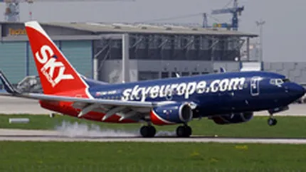 2 aeronave SkyEurope, retinute la sol pe Baneasa pentru datorii de 529.000 euro catre aeroport