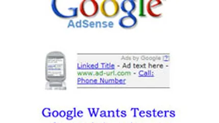 Google introduce o versiune beta a serviciului AdSense pentru mobile