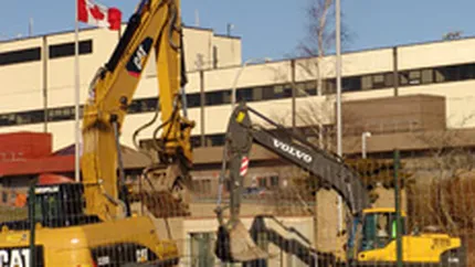 Vanzarile de utilaje de constructii, la 30% din nivelul de anul trecut