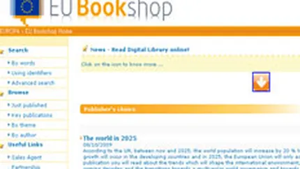 Uniunea Europeana a lansat o librarie digitala, dupa o investitie de peste 2 mil. euro
