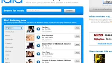 Apple a cumparat site-ul de muzica Lala