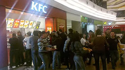 KFC Sun Plaza: Comenzi de 200.000 lei in 4 zile, mai putin decat unitatea din Cotroceni Park