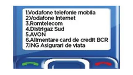 Solutie de plata a facturilor prin telefonul mobil