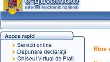 Firmele ar putea depune pana la sfarsitul anului toate declaratiile fiscale pe e-guvernare