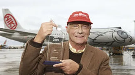 Triplul campion de Formula 1 Niki Lauda si-a lansat linia aeriana in Romania. Vezi care ii sunt obiectivele