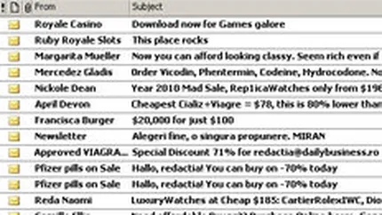 Romania, a saptea sursa de spam la nivel mondial in primele doua luni din 2010