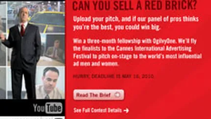 OgilvyOne cauta cel mai bun vanzator din lume. Crezi ca poti vinde o caramida rosie?