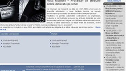 Ministerul Comunicatiilor sustine ca e-licitatie.ro a adus utilizatorilor economii de 1,1 mld. euro