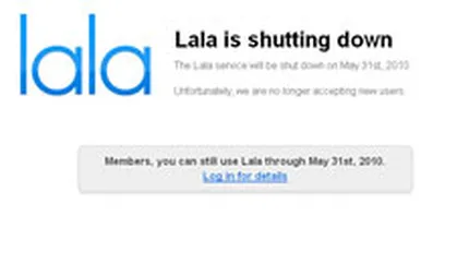 Apple inchide site-ul de muzica Lala la sfarsitul lunii