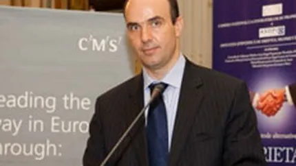 Gabriel Sidere, noul managing partner al casei de avocatura CMS Cameron McKenna Romania