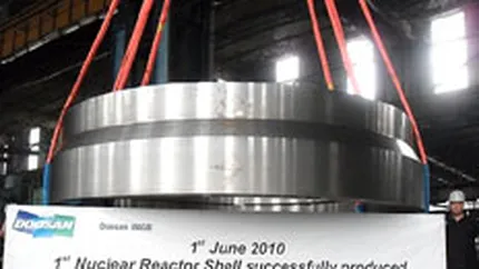 Cum arata piesa de 60 de tone care pune din nou Romania, dupa 20 de ani, pe lista furnizorilor de echipamente nucleare
