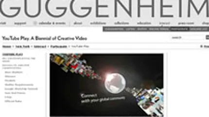 YouTube, rampa de lansare pentru a expune la muzeul de arta Guggenheim