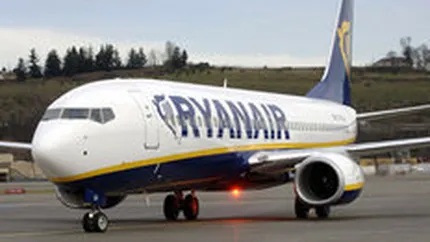 Ryanair a transportat cu 15% mai multi pasageri in iunie