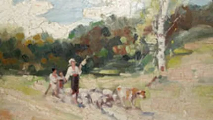 Tabloul \La pasune\ de Nicolae Grigorescu, vandut cu 127.500 de lei