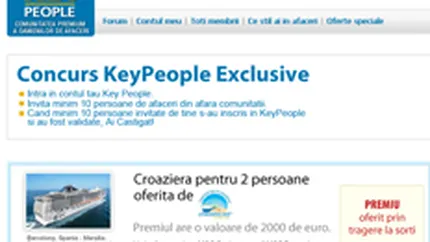 Inscrie-te in Key People si poti castiga premii exclusiviste de peste 30.000 euro
