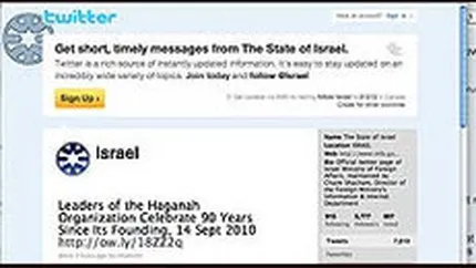 Statul Israel preia contul de Twitter @israel - suma speculata include cinci zero-uri