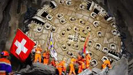 Cel mai lung tunel din Europa, care leaga Elvetia de Italia, a fost finalizat