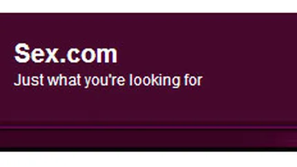 Domeniul Sex.com, vandut cu 13 mil. dolari
