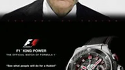 Seful Formula 1, cu fata invinetita intr-o reclama pentru ceasuri de lux