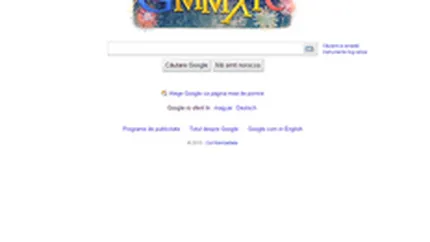 Google celebreaza sosirea noului an printr-un logo special